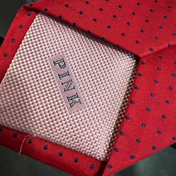 Thomas Pink Red Dot Tie - Picture 4 of 5